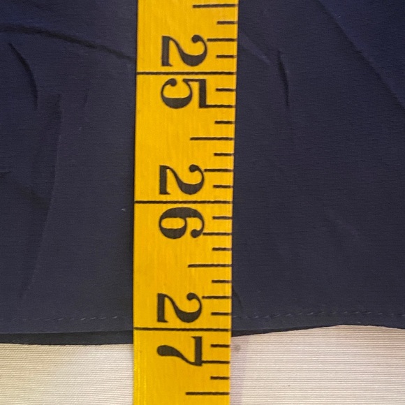 Alice + Olivia Fierra Silk Blend Tank Dress Navy Blue Y-Back Mini Size XS/TP - Picture 13 of 13